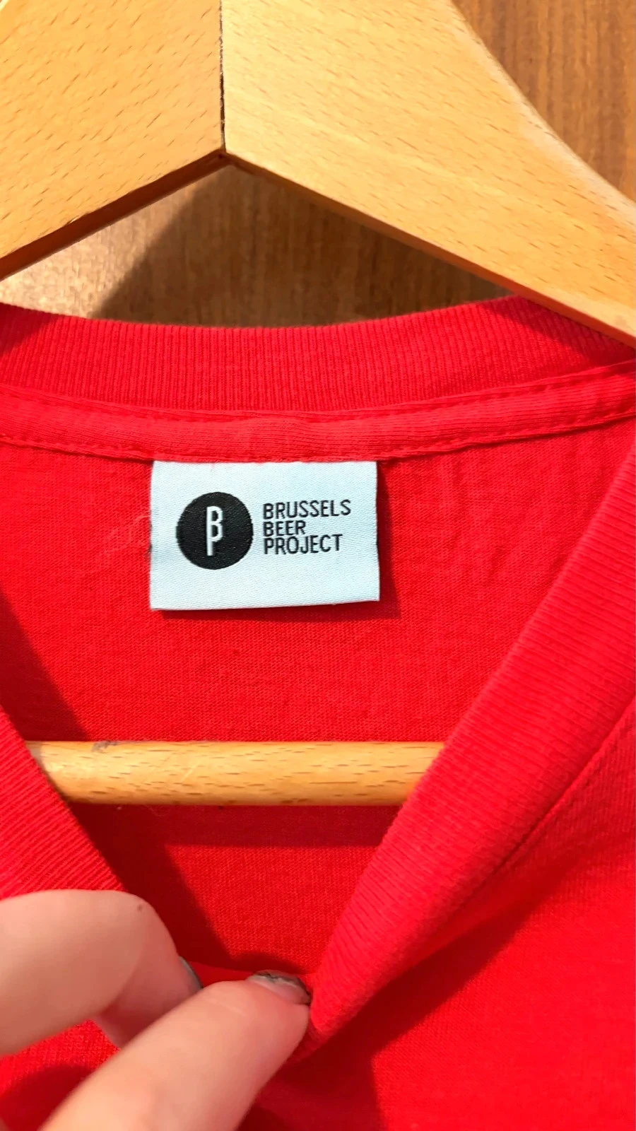 T-shirt 100% coton BBP Brussels Beer Project belgian beer rouge blanc S neuf new graphique imprimé – photo 4